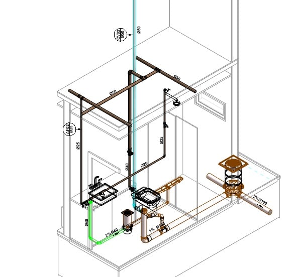 Projeto Hidrossanitário